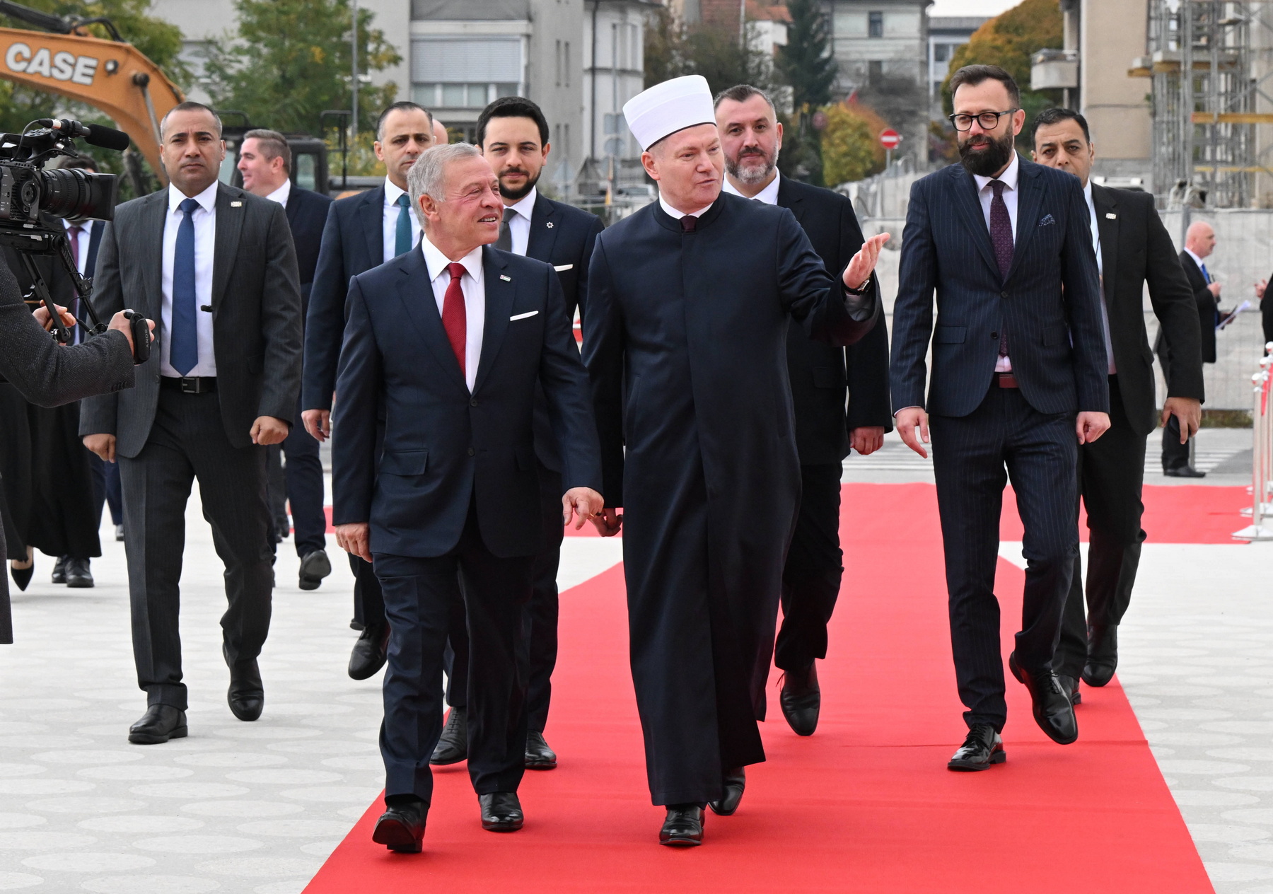 Kralj i prestolonasljednik Jordana na prijemu kod muftije Islamske zajednice u Sloveniji